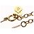 Collana Christian Dior metallo oro Auth FF4664 D'oro - vista 9