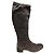Botas Prada de ante marrón oscuro