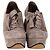 Stivaletti con piattaforma e lacci Gianvito Rossi in suede beige - vista 2