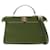 Fendi Peekaboo ISeeU East West Leather Handbag Green  ref.2004789