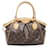 Louis Vuitton Tivoli PM Monogram Handbag M40143 Brown Cloth  ref.2004806