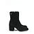Botines de tacón bloque Quinn de Stuart Weitzman en ante negro - vista 9