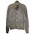 Giacca Bomber Loro Piana in Camoscio Grigio