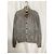 Giacca Bomber Loro Piana in Camoscio Grigio - vista 6
