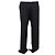 Edge Céline Pantalones asimétricos Celine en lana negra Negro - vista 3