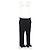 Edge Céline Pantalones asimétricos Celine en lana negra Negro - vista 4