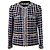 Giacca da sera in tweed stampato Chanel 2022 in cotone multicolore