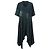 Kenzo Midikleid mit asymmetrischem Saum aus grünem Polyester