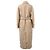 Abrigo largo con cinturón Max Mara en lana beige - vista 3