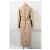 Abrigo largo con cinturón Max Mara en lana beige - vista 8