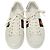 Tênis Gucci Ace com abelha em couro branco Cru - vista 5