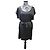 Tara Jarmon Satin Kleid Khaki mit Gürtel