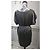 Tara Jarmon Satin Kleid Khaki mit Gürtel - Ansicht 4
