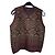 Soeur Virgo Ärmellose Weste Jacquard Wollmischung Pflaume Khaki Mehrfarben