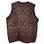 Soeur Virgo Ärmellose Weste Jacquard Wollmischung Pflaume Khaki Mehrfarben - Ansicht 2