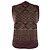 Soeur Virgo Ärmellose Weste Jacquard Wollmischung Pflaume Khaki Mehrfarben - Ansicht 5