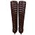 Botas Sonia Rykiel de salto kitten listradas em pelo de pônei Multicor - vista 4