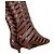 Botas Sonia Rykiel de salto kitten listradas em pelo de pônei Multicor - vista 5