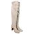 Bottes Rouje Violetta en daim et cuir Cappuccino Beige