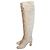 Bottes Rouje Violetta en daim et cuir Cappuccino Beige - vue 2