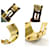 Hermès Kara Clip Ohrringe Golden Grün  - Ansicht 4