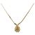 Collana in strass dorato Christian Dior D'oro