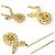 Collana in strass dorato Christian Dior D'oro - vista 3