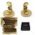 Orecchini a clip placcati in oro Chanel con strass rossi Rosso D'oro - vista 4
