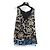 Top Chanel con Logo Graffiti in Cotone Nero - vista 2