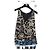 Top Chanel con Logo Graffiti in Cotone Nero - vista 7