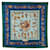 Hermès Carré 90 Les Jardiniers du Roy Écharpe de Jardinier Soie Multicolore Vert  ref.2006197
