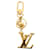 Louis Vuitton Keychain LV Facet M65216 Gold Golden  ref.2006252