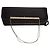 Gianni Versace Borsa in satin nero con cristalli - vista 5