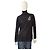 Karl Lagerfeld Top nero glitterato col alto maniche lunghe S