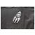 Karl Lagerfeld Top nero glitterato col alto maniche lunghe S - vista 5