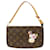 Louis Vuitton Pochette Accessoire Marrom Lona  ref.2006796