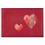 Silk In Borsa Clutch in seta Petite H di Hermès a forma di cuore Rosso Bordò