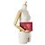 Silk In Borsa Clutch in seta Petite H di Hermès a forma di cuore Rosso Bordò - vista 6