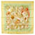 Hermès Écharpe Hermes Carre 90 H de LINARES Soie Multicolore Jaune  ref.2006854