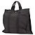 Hermès Hermes Air Line MM Tote Bag aus grauem Canvas Braun - Ansicht 2