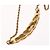 Collana Christian Dior metallo oro Auth FF6533 D'oro - vista 10