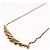 Collana Christian Dior metallo oro Auth FF6533 D'oro - vista 3