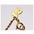 Collana Christian Dior metallo oro Auth FF6533 D'oro - vista 8