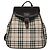 Mochila BURBERRY Nova Check de lona Beige Brown Auth ep7277 Castaño - vista 13