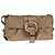 Bulgari Borsa a spalla BVLGARI Chandra in pelle bronzo Auth am7552