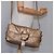 Bulgari Borsa a spalla BVLGARI Chandra in pelle bronzo Auth am7552 - vista 22