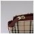 Burberry Nova Check Tote Bag aus Canvas Leder beige rot gold Auth 111118 Golden - Ansicht 11