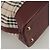 Burberry Nova Check Tote Bag aus Canvas Leder beige rot gold Auth 111118 Golden - Ansicht 16