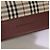 Burberry Nova Check Tote Bag aus Canvas Leder beige rot gold Auth 111118 Golden - Ansicht 18