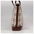 Burberry Nova Check Tote Bag aus Canvas Leder beige rot gold Auth 111118 Golden - Ansicht 5